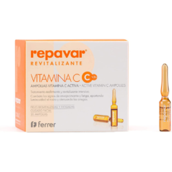 Repavar Revitalizante - Vitamina C Activa para el Cuidado Facial - Previene el Envejecimiento - Tratamiento Reafirmante y Revitalizante Intensivo